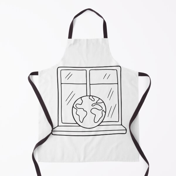 Item preview, A globe patterned ball resting on a windowsill designed and sold by rasagamastore.