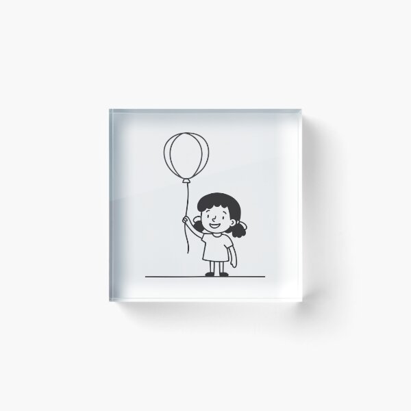 Item preview, A balloon drifting upward from a child’s hand designed and sold by rasagamastore.