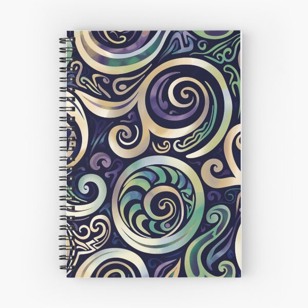 Item preview, Pāua Koru Harmony Pattern designed and sold by GrinGalore.
