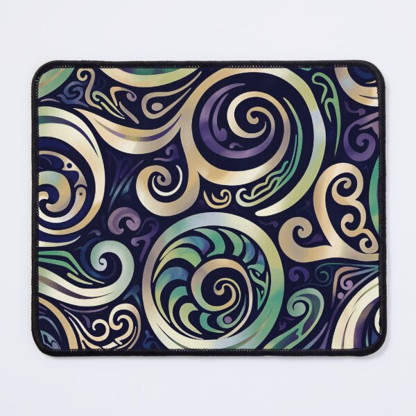 Item preview, Pāua Koru Harmony Pattern designed and sold by GrinGalore.