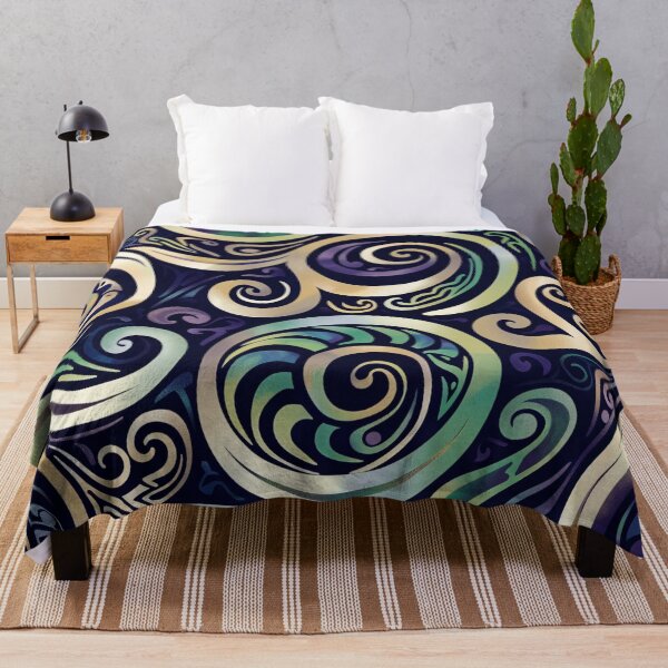 Item preview, Pāua Koru Harmony Pattern designed and sold by GrinGalore.