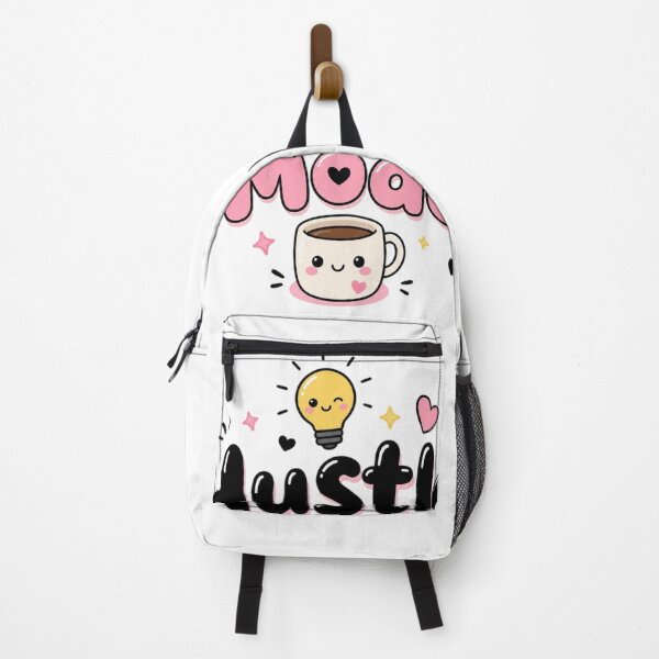 Item preview, Hustle Mode Cute Kawaii Motivational Quote Sticker | Aesthetic Productivity Coffee Design designed and sold by Sanika arts .