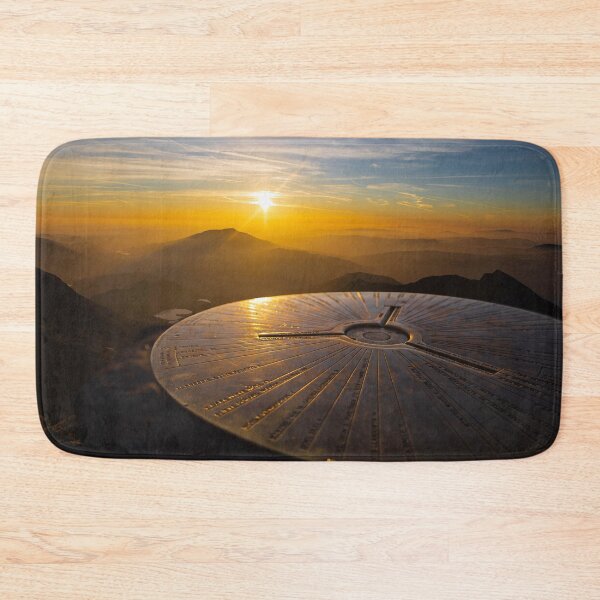 Item preview, Snowdon Trig Point at Sunrise designed and sold by Aham Photos.