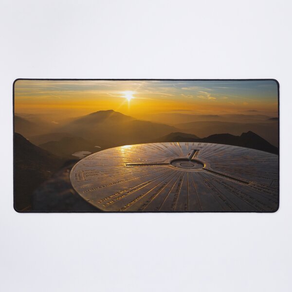 Item preview, Snowdon Trig Point at Sunrise designed and sold by Aham Photos.