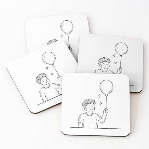Item preview, A balloon slipping from a childs grasp and floating upward designed and sold by rasagamastore.