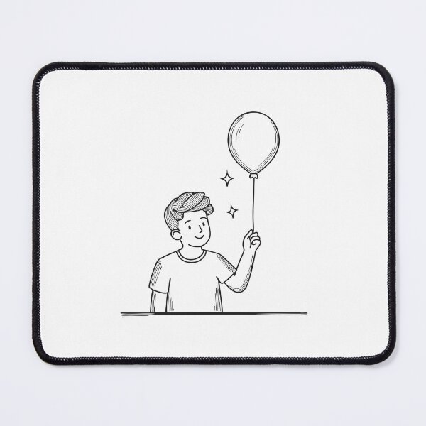 Item preview, A balloon slipping from a childs grasp and floating upward designed and sold by rasagamastore.