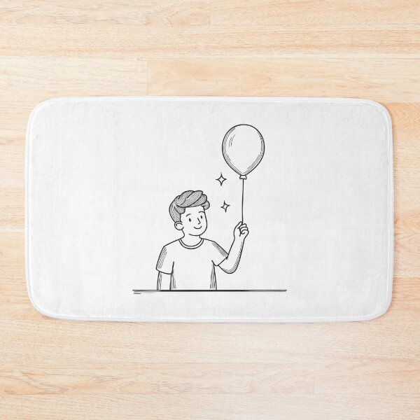 Item preview, A balloon slipping from a childs grasp and floating upward designed and sold by rasagamastore.