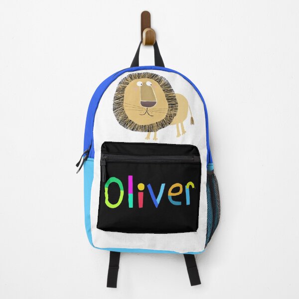 Item preview, Oliver - Personalized Name Art with Cartoon Lion designed and sold by Carla Daly.