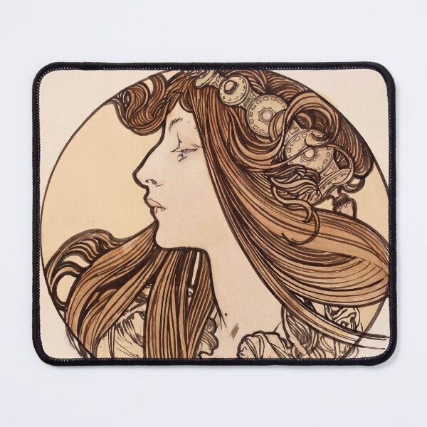 Item preview, Woman In Profile With Flowing Hair designed and sold by artofuniverse.