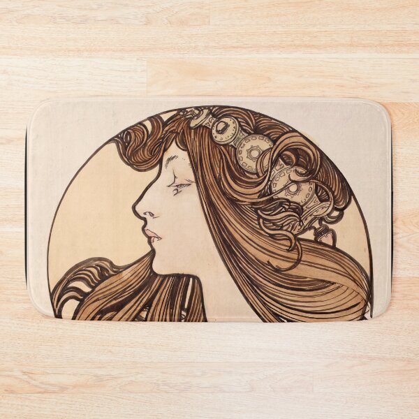 Item preview, Woman In Profile With Flowing Hair designed and sold by artofuniverse.