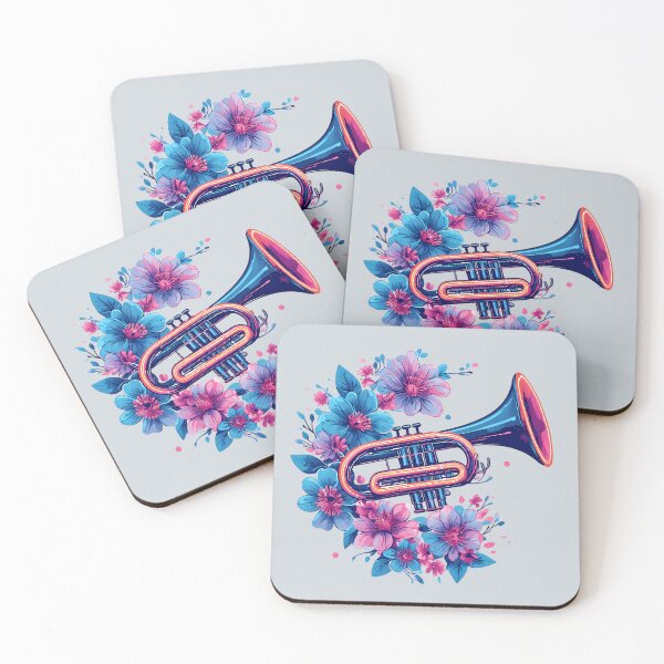 Item preview, Floral Trumpet - International Jazz Day designed and sold by Art-Arcade6.