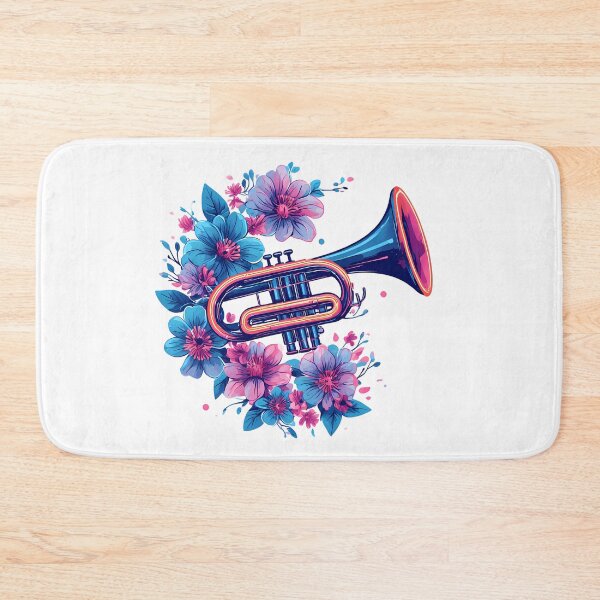 Item preview, Floral Trumpet - International Jazz Day designed and sold by Art-Arcade6.