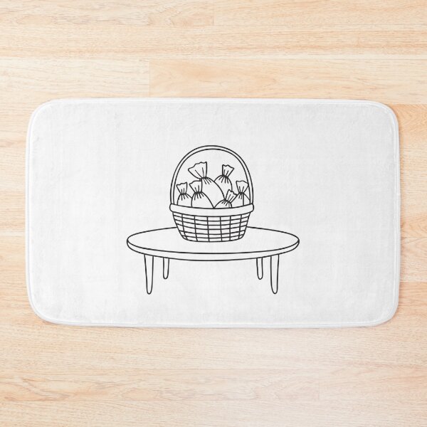 Item preview, A low table topped with a basket full of wrapped candies designed and sold by rasagamastore.