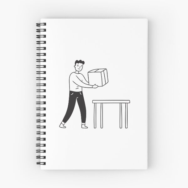 Item preview, A person lifting a box beside a table designed and sold by rasagamastore.