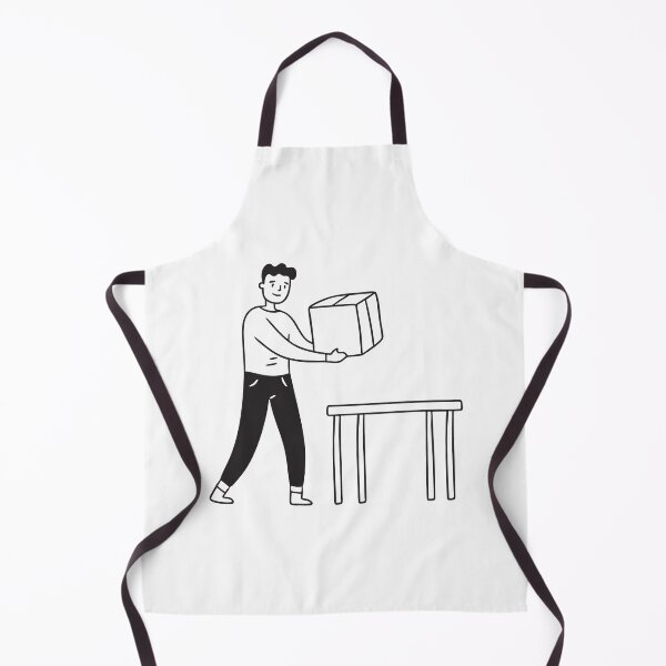 Item preview, A person lifting a box beside a table designed and sold by rasagamastore.