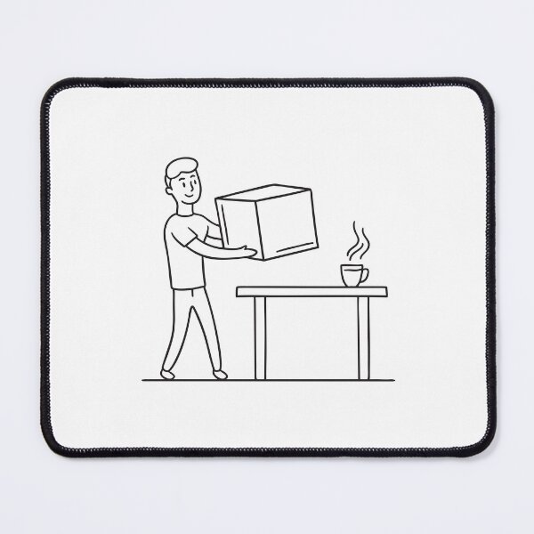 Item preview, A box being raised beside a nearby table designed and sold by rasagamastore.