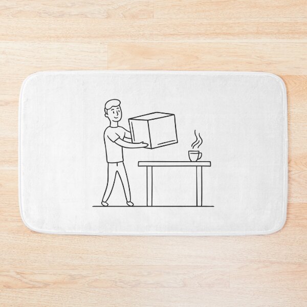 Item preview, A box being raised beside a nearby table designed and sold by rasagamastore.