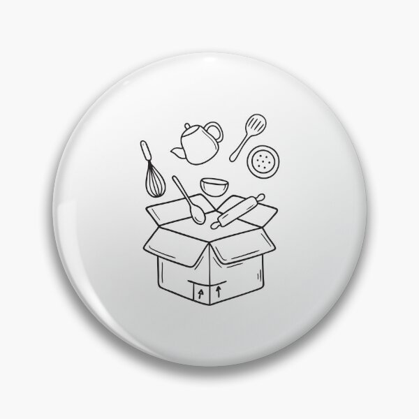 Item preview, A box opened with kitchen utensils scattered around designed and sold by rasagamastore.