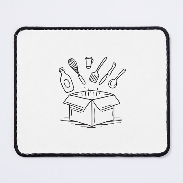 Item preview, An unpacked box with various kitchen tools lying around designed and sold by rasagamastore.