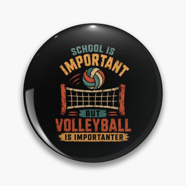 Item preview, School Is Important But Volleyball Is Importanter Volleyball Player Student Athlete designed and sold by RetroMini2026.
