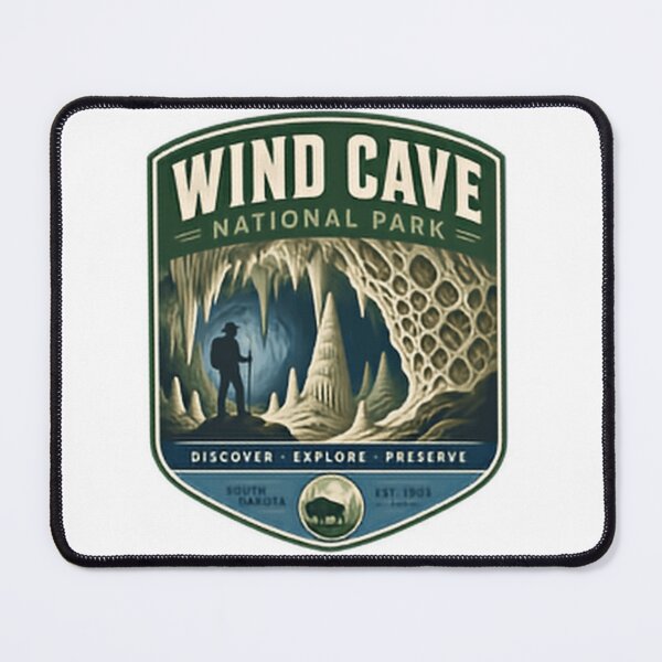 Item preview, Wind Cave National Park South Dakota Explorer Adventure Travel designed and sold by Simsimah26Parks.