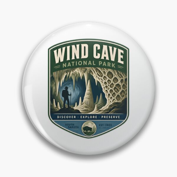 Item preview, Wind Cave National Park South Dakota Explorer Adventure Travel designed and sold by Simsimah26Parks.