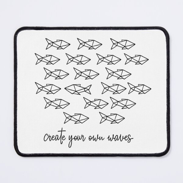 Item preview, Create Your Own Waves Geometric Origami Fish Design designed and sold by myforestfog.