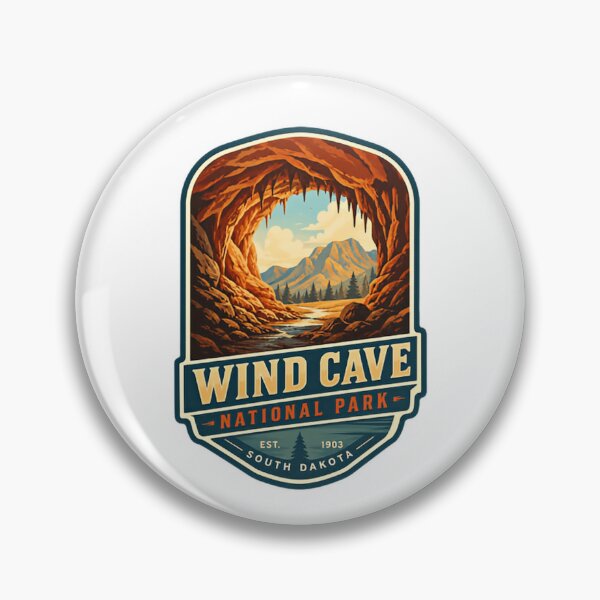 Item preview, Wind Cave National Park Est. 1903 South Dakota National Park Explorer Travel designed and sold by Simsimah26Parks.