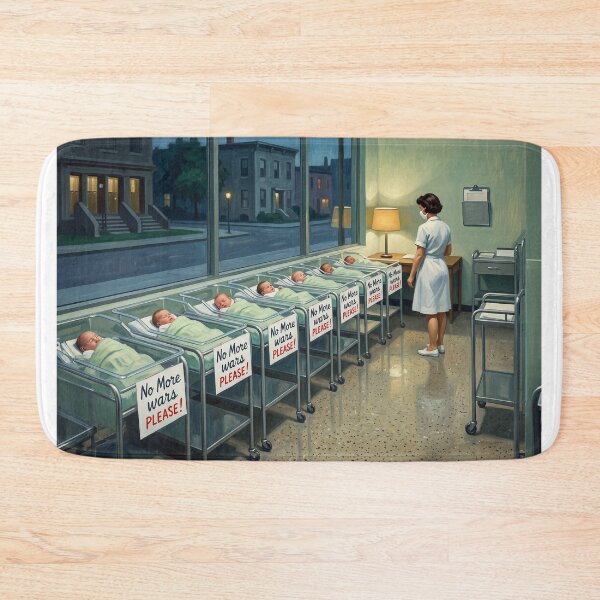 Item preview, No More Wars Please Protest designed and sold by Home Decor Art.