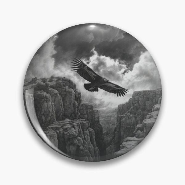 Item preview, A dramatic Condor circling above canyon walls, Birds in Motion designed and sold by CDC40.