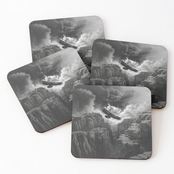 Item preview, A dramatic Condor circling above canyon walls, Birds in Motion designed and sold by CDC40.