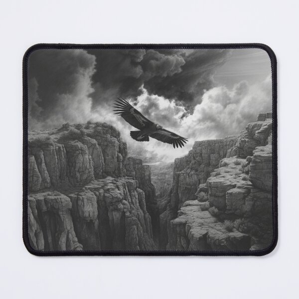 Item preview, A dramatic Condor circling above canyon walls, Birds in Motion designed and sold by CDC40.