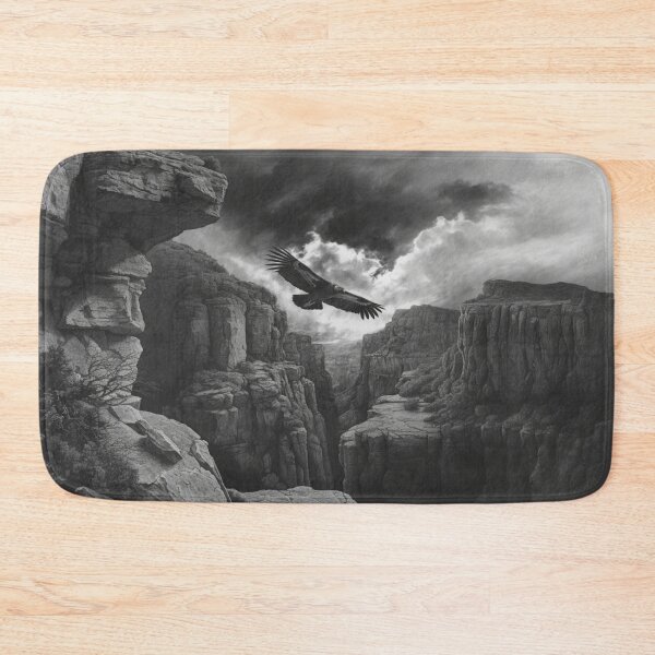 Item preview, A dramatic Condor circling above canyon walls, Birds in Motion designed and sold by CDC40.