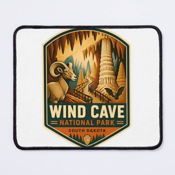 Item preview, Wind Cave National Park South Dakota Adventure Travel Explorer designed and sold by Simsimah26Parks.