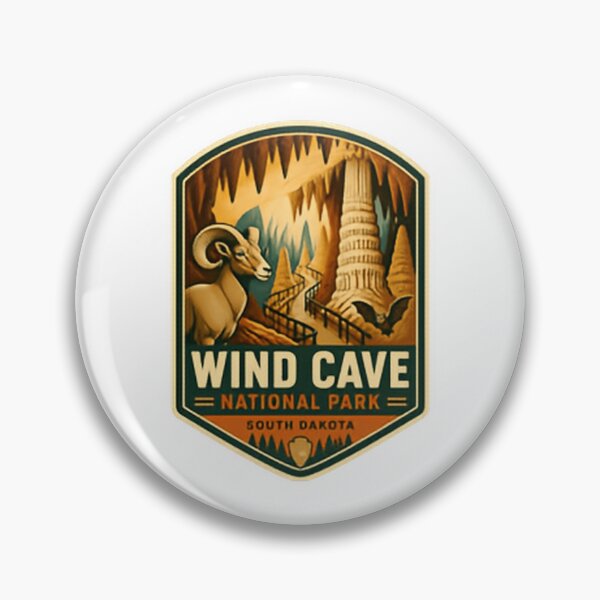 Item preview, Wind Cave National Park South Dakota Adventure Travel Explorer designed and sold by Simsimah26Parks.