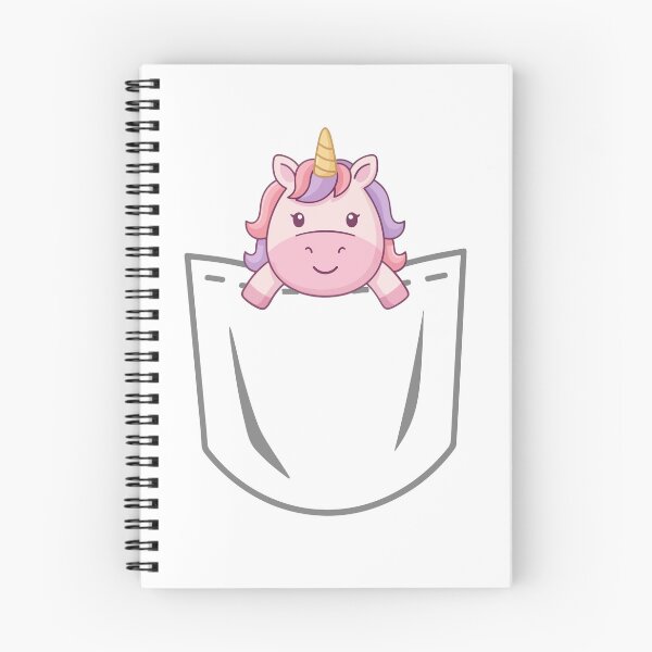 Item preview, Cute Pocket Unicorn Pink designed and sold by BobaTeeStore.