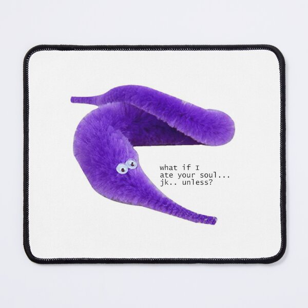 Item preview, what if I ate your soul... jk.. unless? - Worm on a String designed and sold by CatsCritterDesigns .