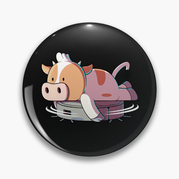 Item preview, Funny Cow Riding Robot Vacuum Animal Lover designed and sold by MOnnroyu.