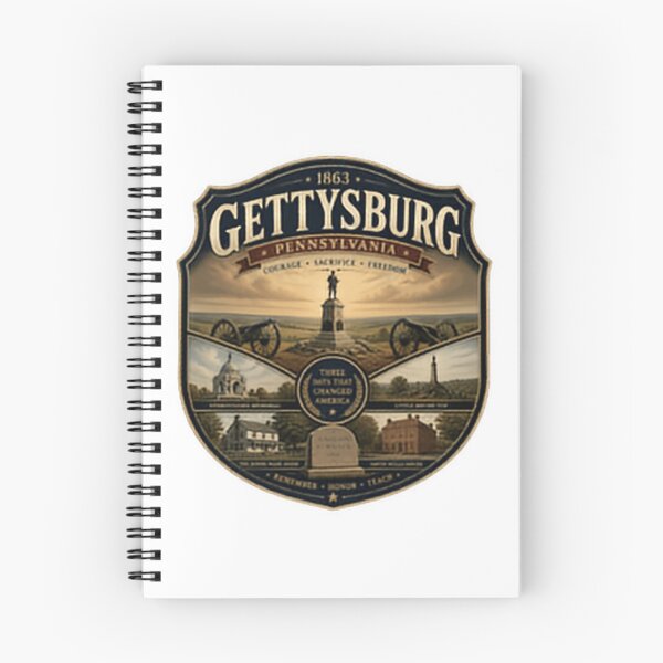 Item preview, Gettysburg Pennsylvania 1863 American Civil War Courage Sacrifice Freedom History designed and sold by Simsimah26Parks.