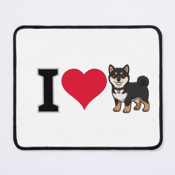 Item preview, Cute Black and Tan Shiba Inu Dog Cartoon - Minimalist Puppy Illustration designed and sold by Mourest.
