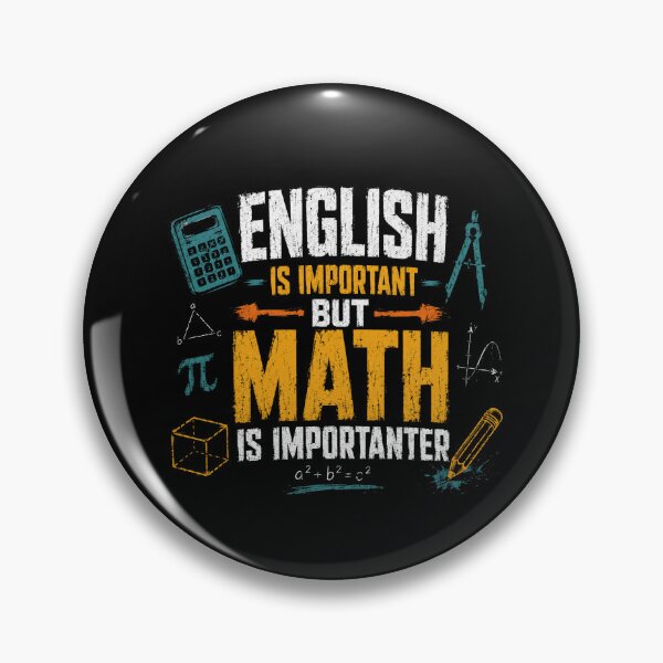 Item preview, English Is Important But Math Is Importanter Mathematics Teacher Student Humor designed and sold by RetroMini2026.