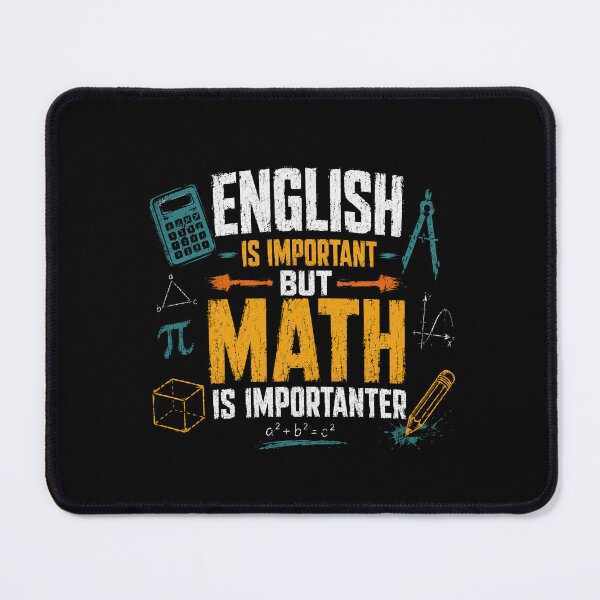 Item preview, English Is Important But Math Is Importanter Mathematics Teacher Student Humor designed and sold by RetroMini2026.