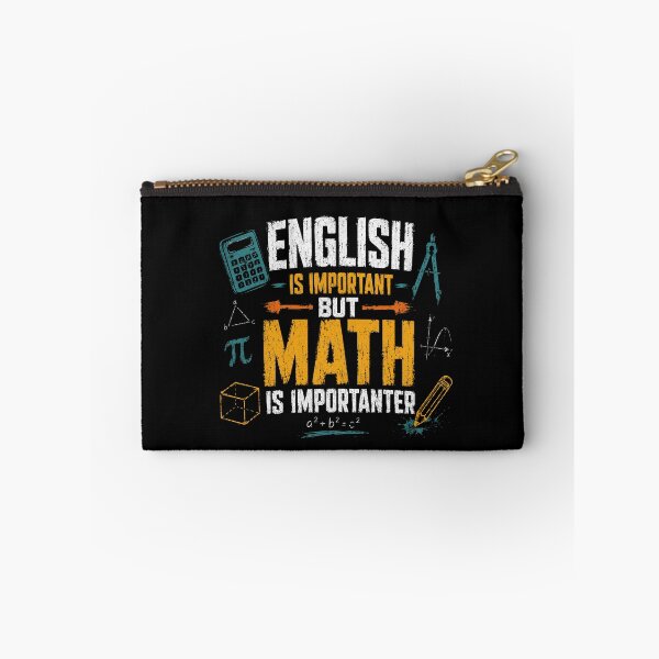 Item preview, English Is Important But Math Is Importanter Mathematics Teacher Student Humor designed and sold by RetroMini2026.
