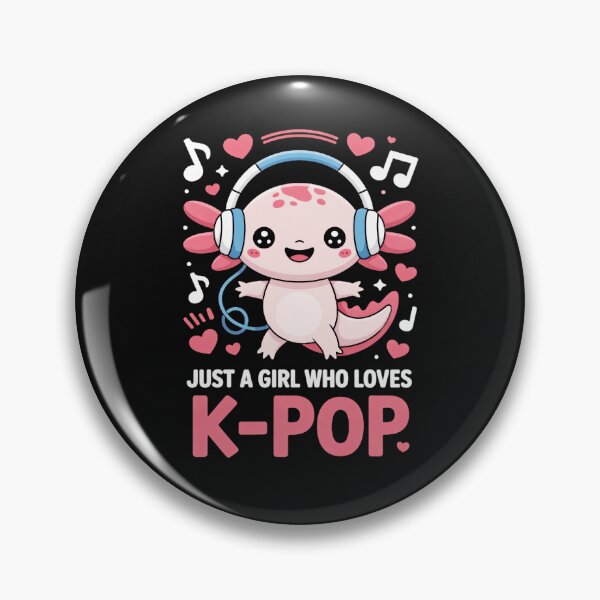 Item preview, Just A Girl Who Loves K-Pop Axolotl Music Fan designed and sold by MOnnroyu.