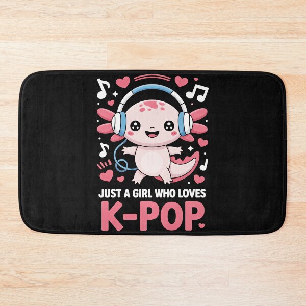 Item preview, Just A Girl Who Loves K-Pop Axolotl Music Fan designed and sold by MOnnroyu.