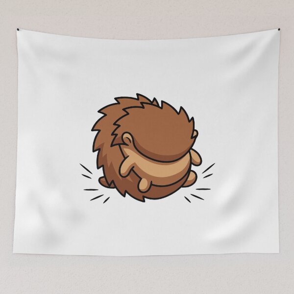 Item preview, Nubbin Autumn Hedgehog designed and sold by journeyengine.
