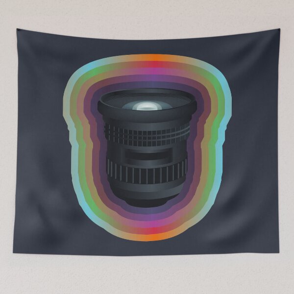 Item preview, Camera lens with rainbow border designed and sold by BRU Design.