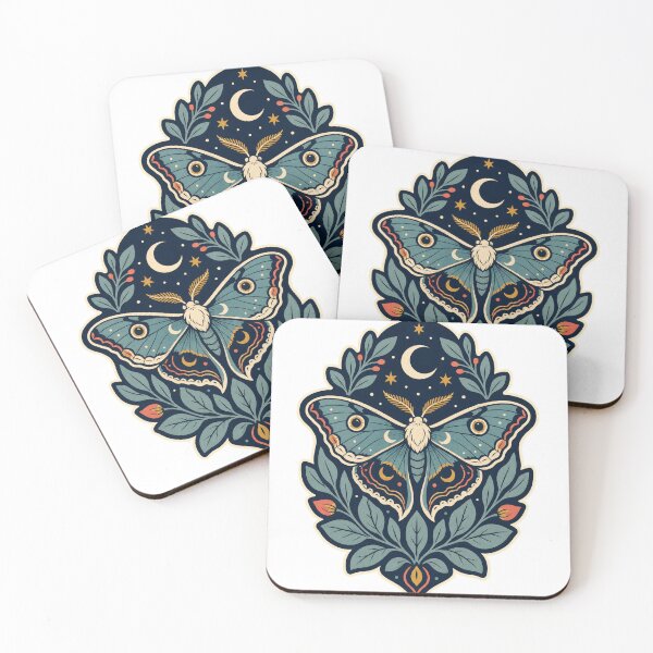 Item preview, Night Garden Moth designed and sold by LaunchUIStudio.