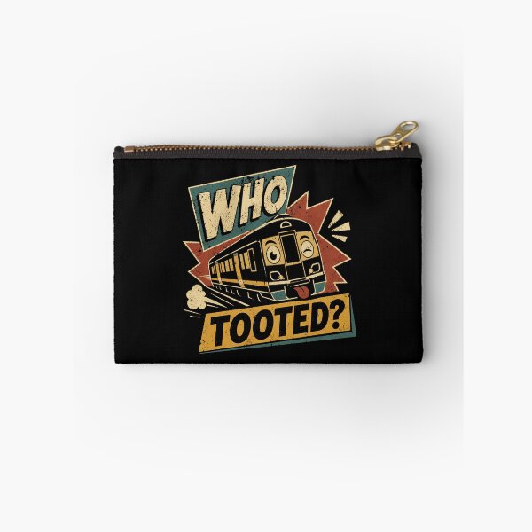 Item preview, Who Tooted? Train Lover Humor Railroad Engineer Joke designed and sold by RetroMini2026.