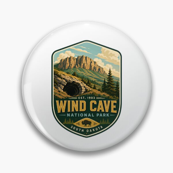 Item preview, Est. 1903 Wind Cave National Park South Dakota National Parks Travel Explorer designed and sold by Simsimah26Parks.